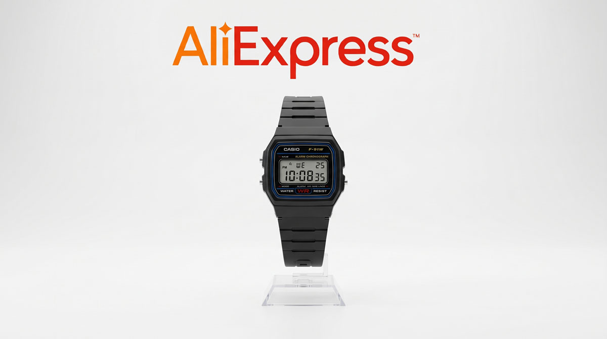 AliExpress에서 카시오 F-91W 구매 가이드